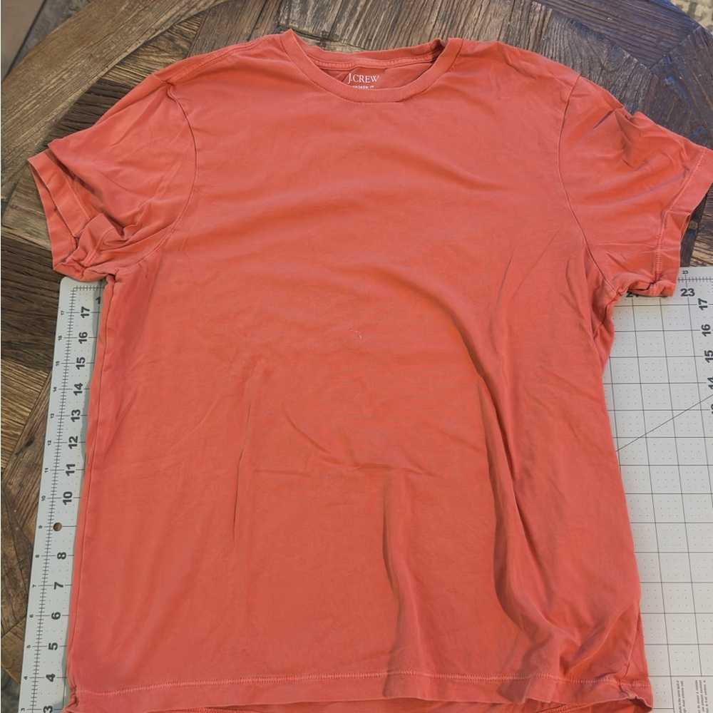 J. Crew Men's Coral Short Sleeve Tee